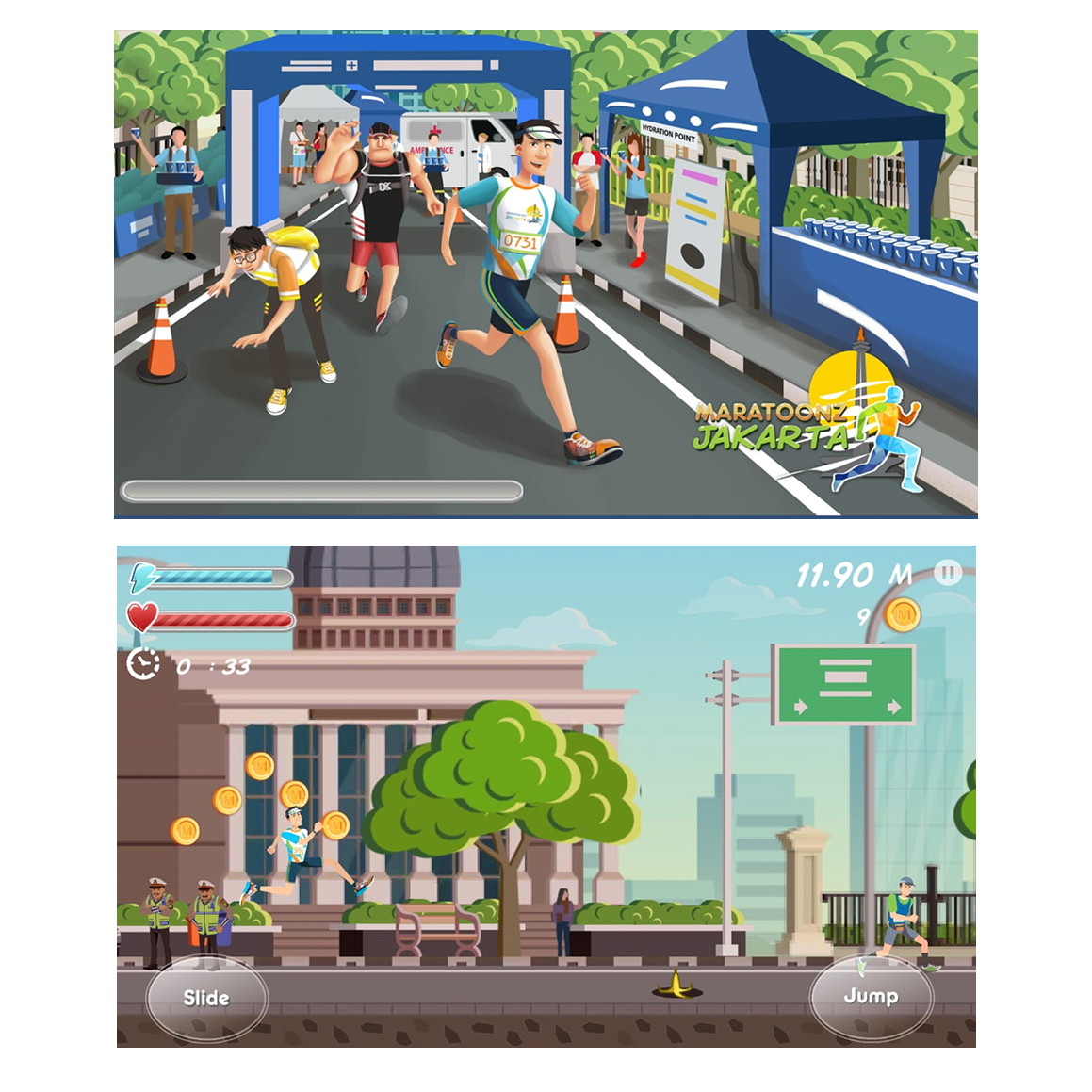 Endless runner game inspired by Alto’s Adventure