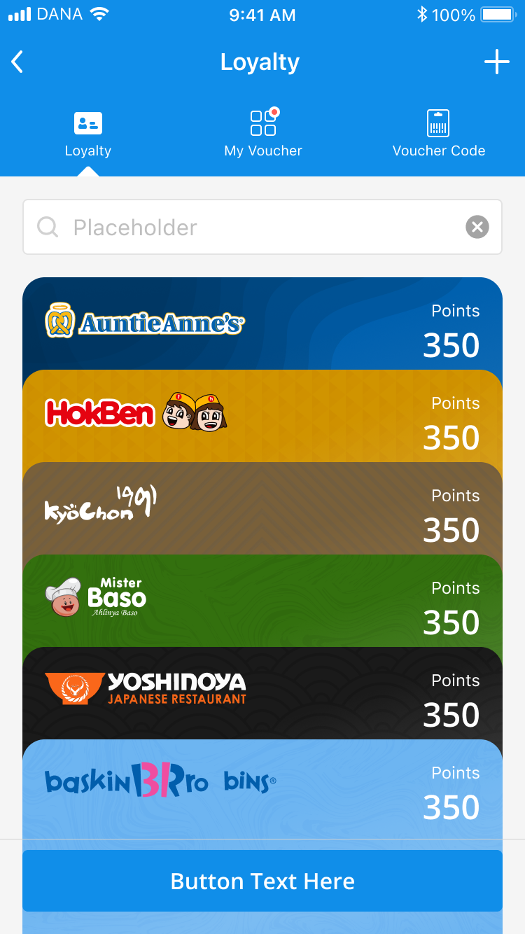 Pocket loyalty entry point