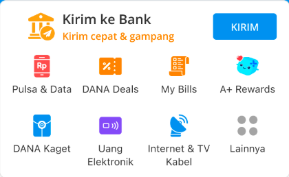 Updated DANA service icon treatment and hit area example