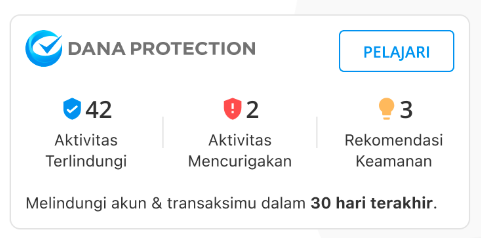 DANA Protection widget and summary