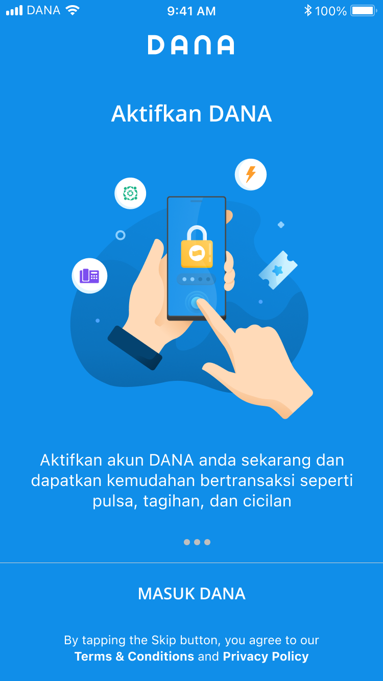 Onboarding v1 screen