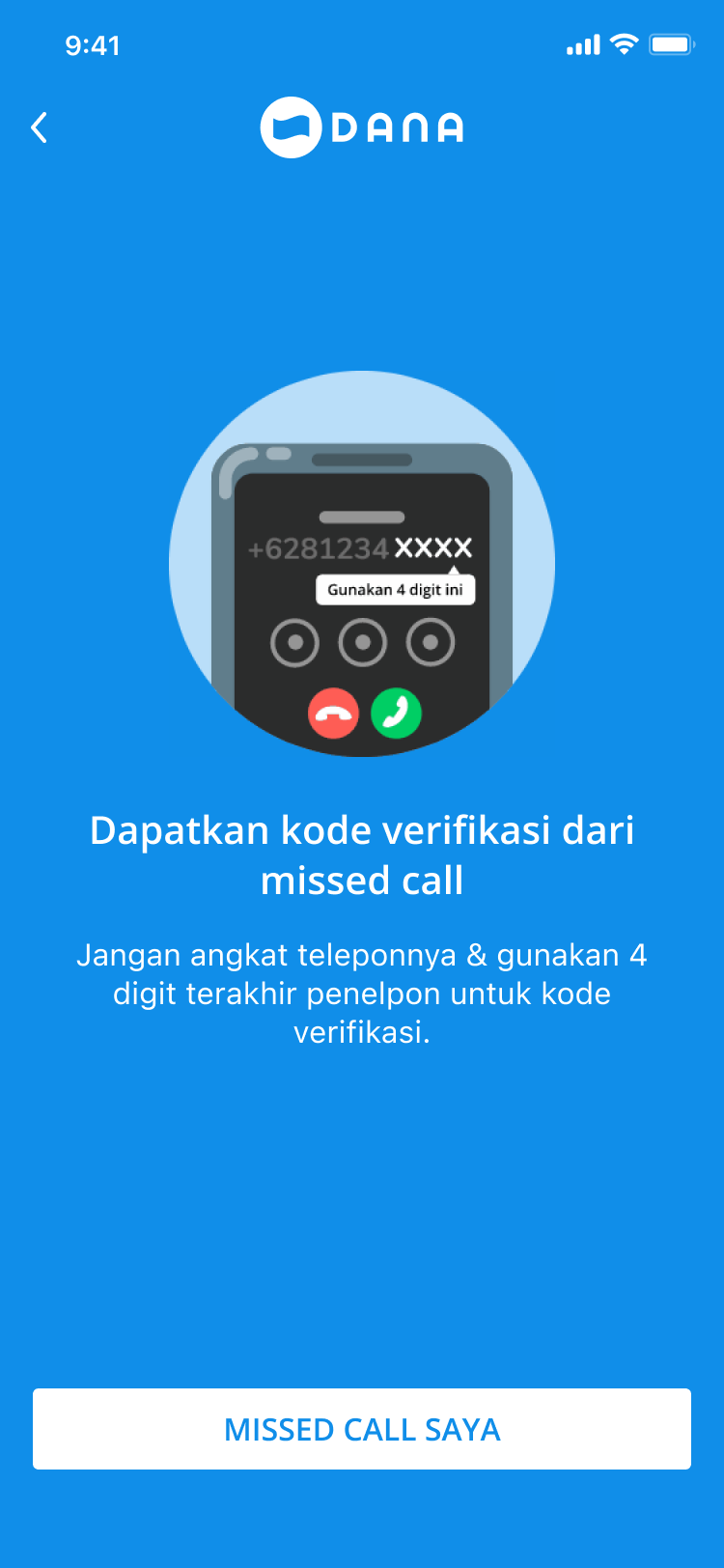 Citcall screen 1